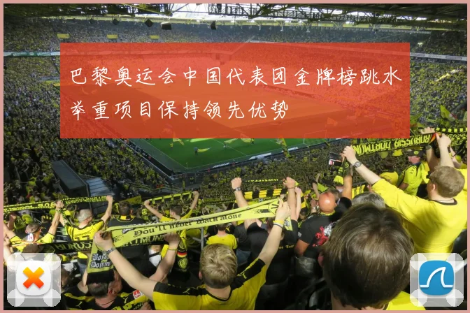 巴黎奥运会中国代表团金牌榜跳水举重项目保持领先优势